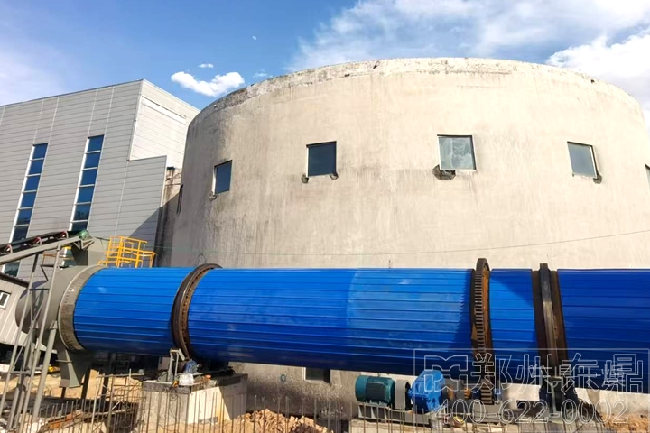 500噸煤泥烘干機現場